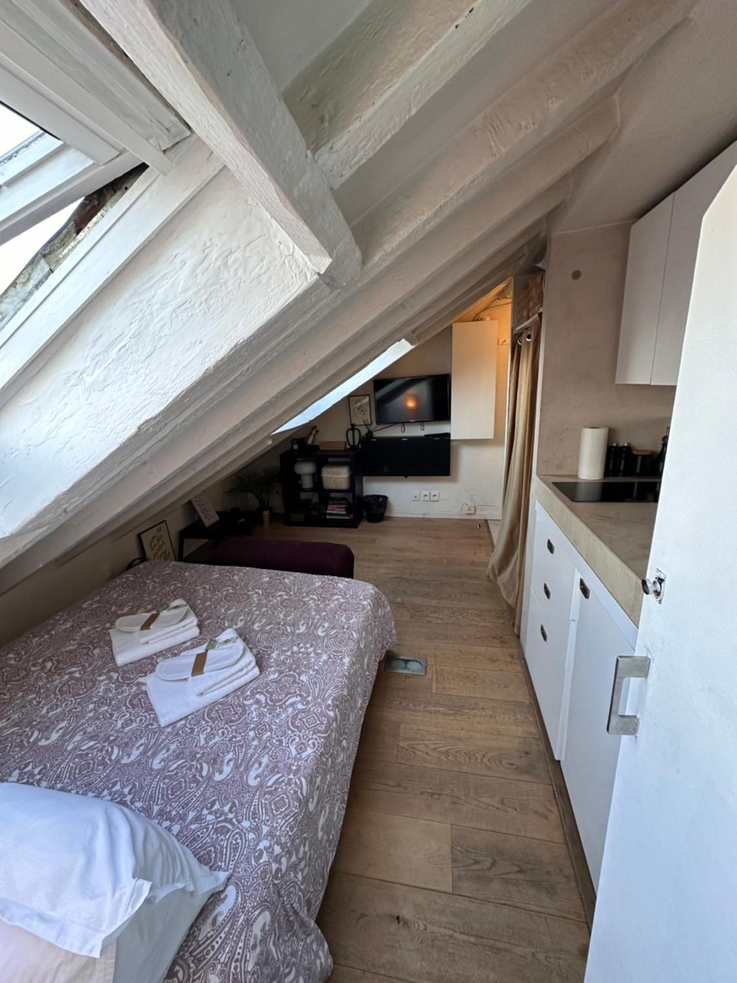 Marais Rooftop Studio - Metro Filles Du Calvaire Lejlighed Paris Eksteriør billede