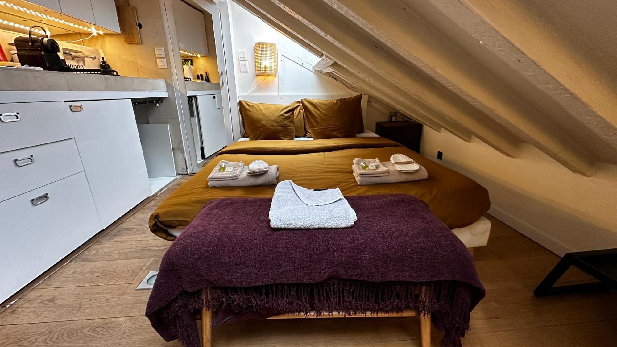 Marais Rooftop Studio - Metro Filles Du Calvaire Lejlighed Paris Eksteriør billede
