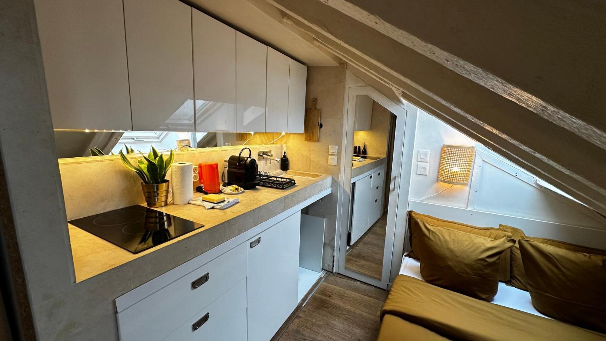 Marais Rooftop Studio - Metro Filles Du Calvaire Lejlighed Paris Eksteriør billede
